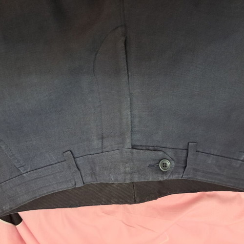 Linen men's suit new, blue, NO NAME brand