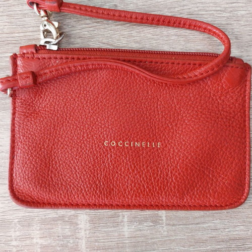 Coccinelle leather wallet, red