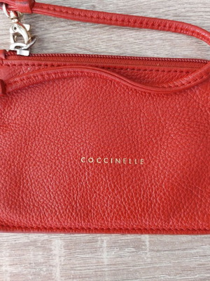 Coccinelle leather wallet, red