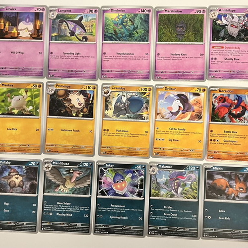 Pokémon TCG Pitch Black bulk 106 cards