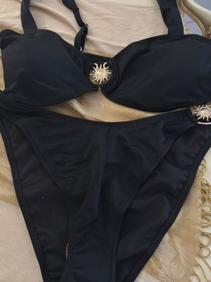 Women's bikini new, size XL, black