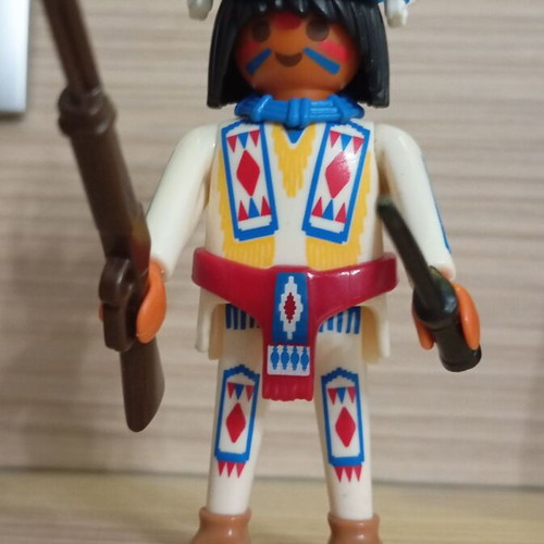 Playmobil Indian Chief figure like new