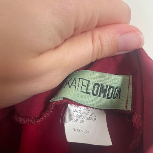 Kate London maxi skirt like new, red, size S/M