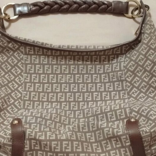 Fendi shoulder bag, beige shades
