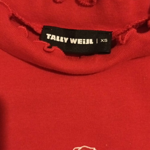 Tally Weill Women's Blouse Size XS Red Like New