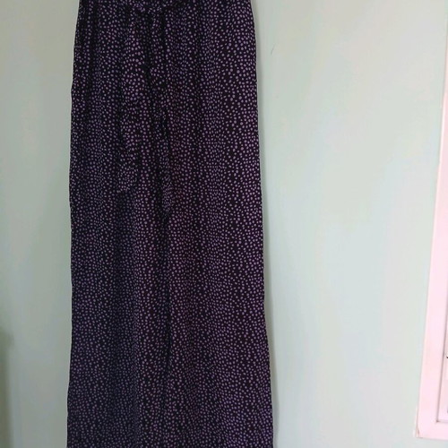Funky Buddha summer pants size medium new, viscose lilac and black