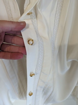 Vintage women's shirt XL used, white
