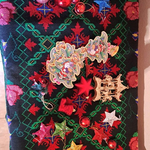 Christmas ornaments used, pack for tree