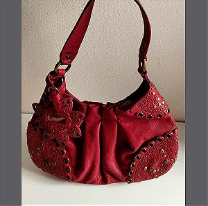 Moschino τσάντα δερμάτινη γυναικεία