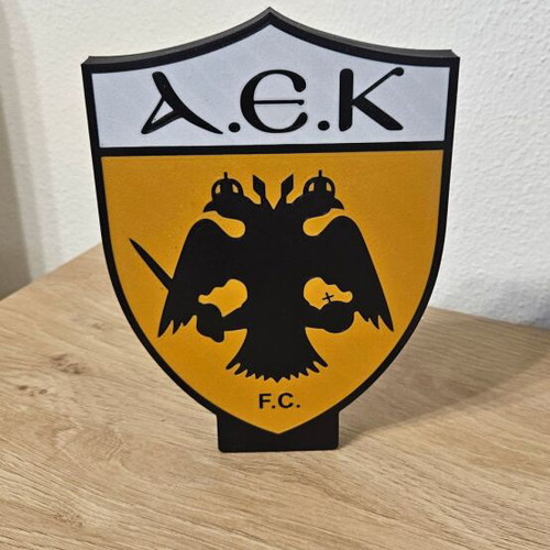 AEK F.C. tabletop badge new collectible