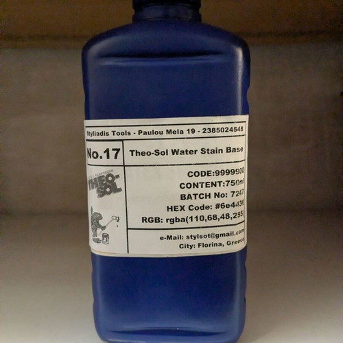 Theosol water-based varnishes new, available per piece