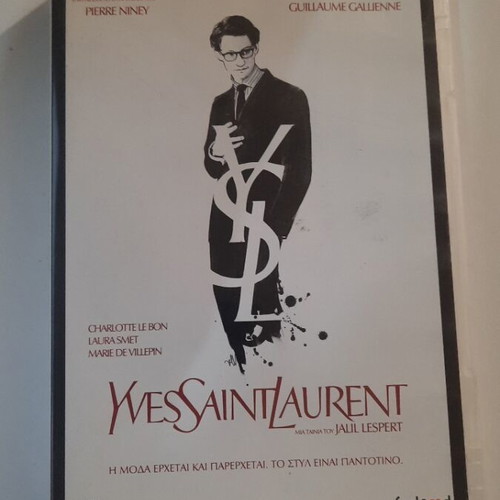 Yves Saint Laurent DVD like new, social biography with subtitles