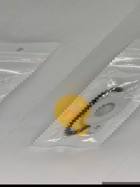 Θήκη Σιλικόνης  Sonique Soft Touch για Air Tag Χρώμα Κίτρινο.