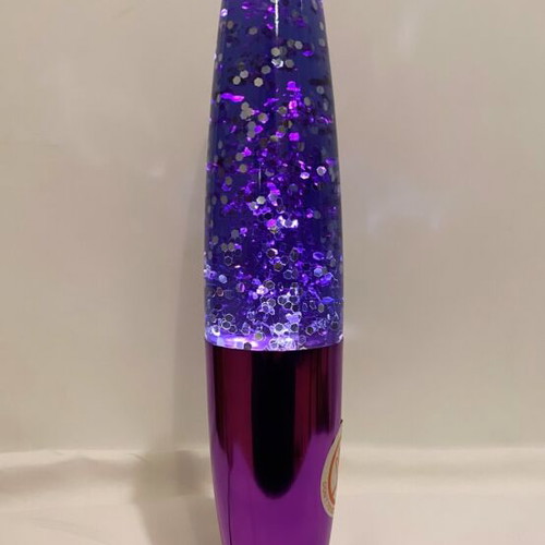 Lava Lamp Glitter Purple new with box