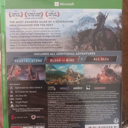 The Witcher Complete Edition Xbox Series X new