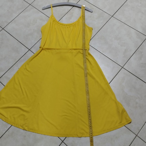 Esmara summer everyday dress, yellow, size L
