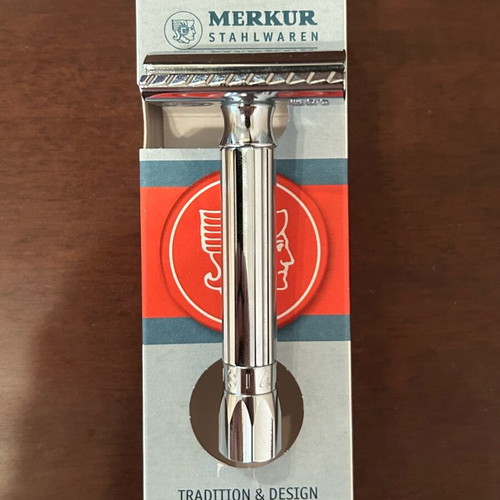 Merkur 500c Chrome/Bright Progress Adjustable Safety Razor like new
