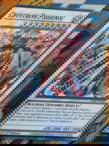 Crystron Phoenix (Super Rare, Yugioh)