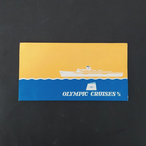 Olympic Cruises TS Agamemnon brochure 1960s