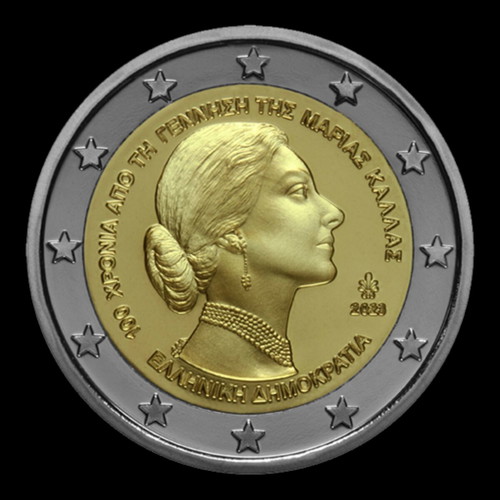 Coin 100 Years Since Maria Callas Birth new