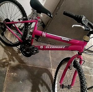 Ποδήλατο CLERMONT MAGUSTA 24 ιντσών, χρώμα ροζ φουξια σχεδόν αχρησιμοποίητο