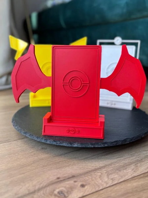Pokemon Card Holder new, printed, red