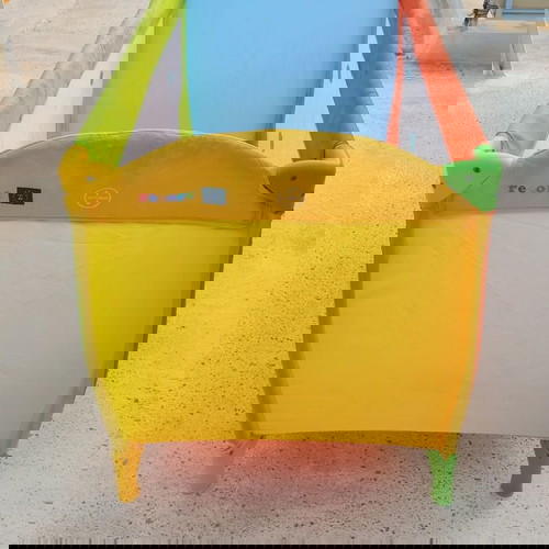 Παρκοκρέβατο Carello 2 επιπέδων με στρώμα Grecostrom σαν καινούργιο