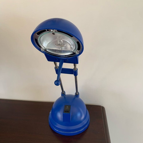 Blue desk lamp like new