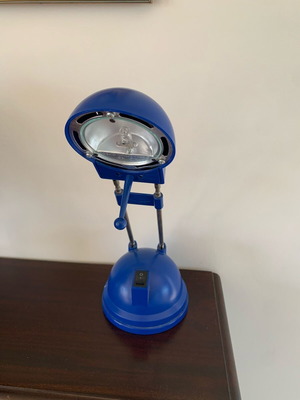 Blue desk lamp like new