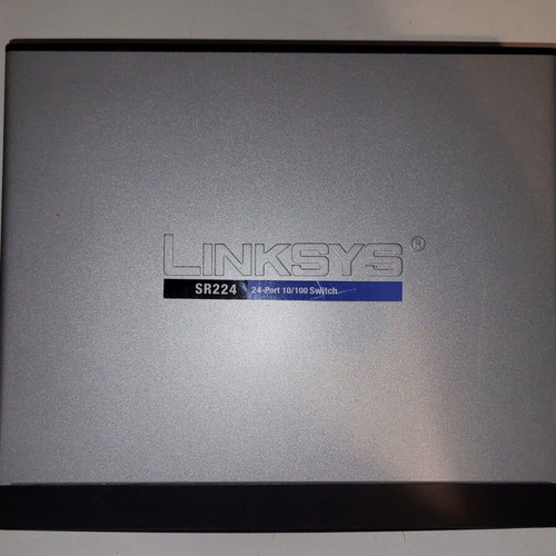 Linksys SR224 24-port 10/100 Mbps switch used