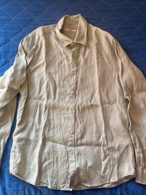 Linen shirt pistachio Y TWO new, size Large