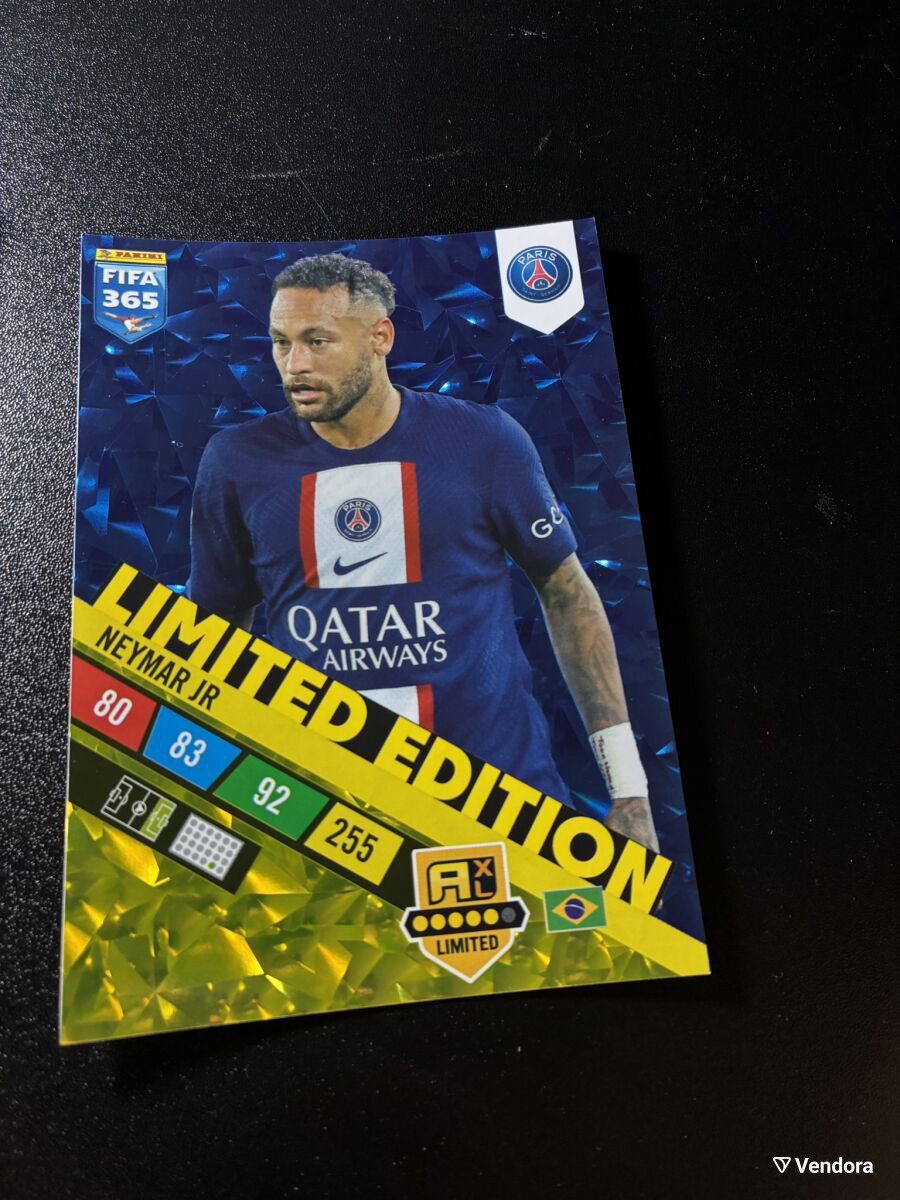 neymar jr limited edition card Neymar Jr Brazil FC Barcelona Kickerz Limited Edition #11