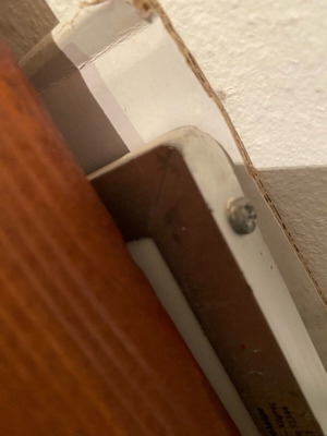 Whiteboard used with metal frame for school or tutoring