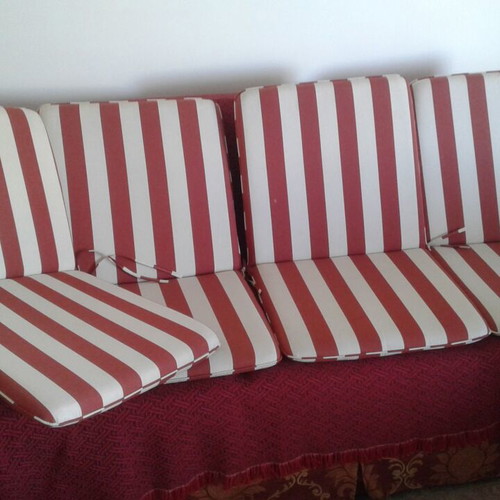 Garden and balcony cushions new, set of 9 assorted sizes