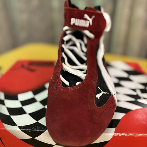 Puma Grit Cat Co Vintage Motorsport Boots, EU 46, red white black