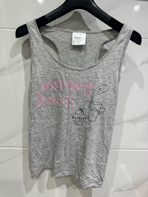 Pajama top like new, gray, size S