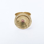 Circular brass ring new handmade forged