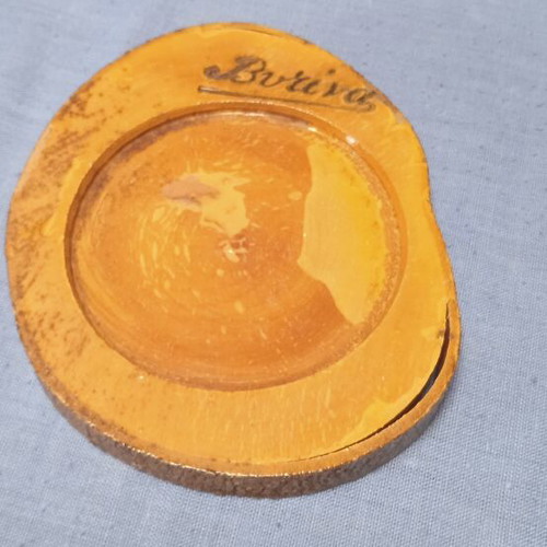 Handmade Vitina wooden ashtrays and coasters set