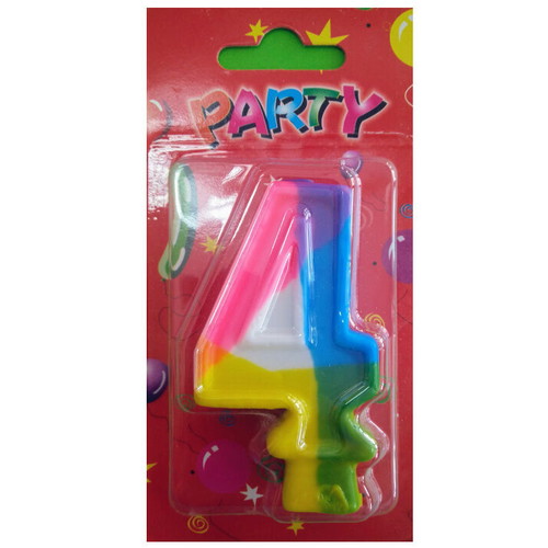 Birthday candle No 4