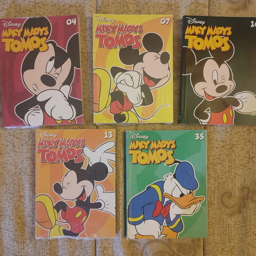 Miky Maous comic books used, set of 5, Terzopoulos editions