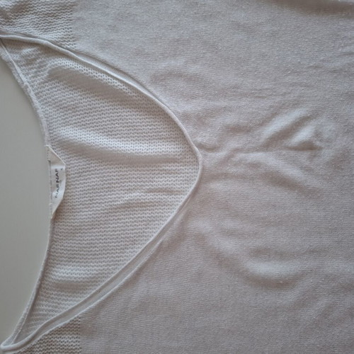 Naf Naf thin white sweater XL used