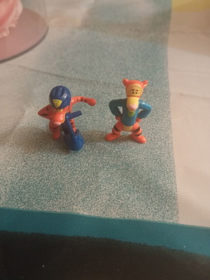Kinder Tiger figures used, Winnie the Pooh set of two