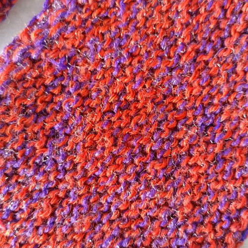 Children's Handmade Pontian Terlikia Socks made to order, purple and orange