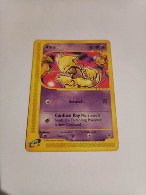 Abra Pokemon Card (Expedition Base Set 93/165) μεταχειρισμένη σε καλή κατάσταση
