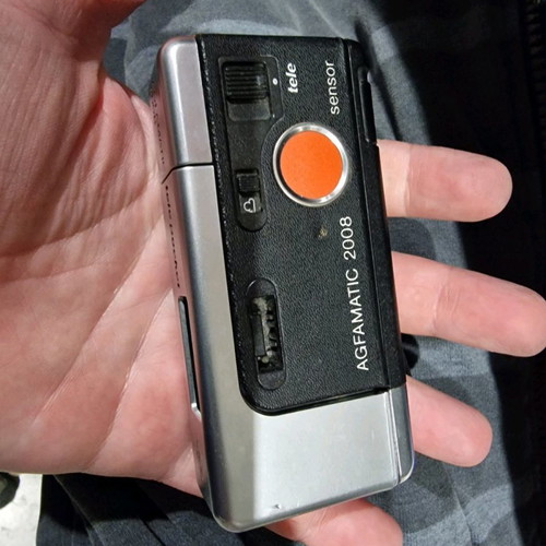 Agfamatic 2008 camera used for collection