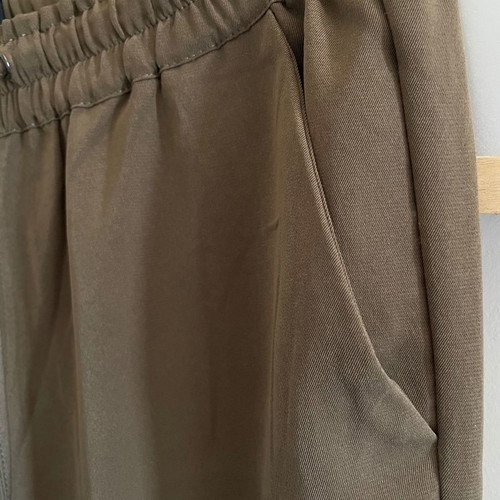 Stradivarius pants used NoS, olive color, size S