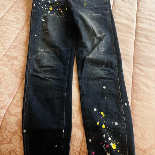 Zara jeans with colorful details size 36 like new