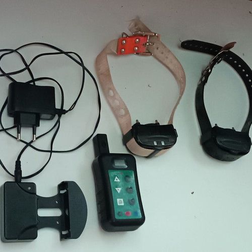 Electric dog training collars used, pack of 2 with remote and charger