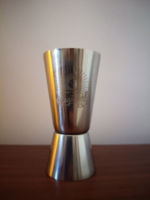 Cocktail jigger inox double 25ml/40ml new