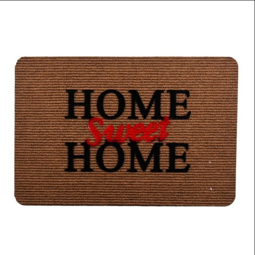 Flocky E-0569D carpet door mat brown 40×60cm Sidirela new